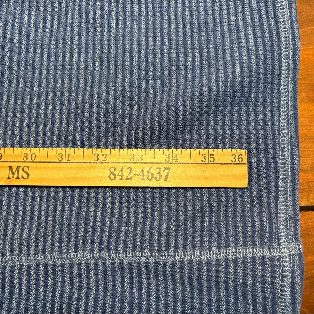 J. Jill Blue Stripe Knit Tunic Dress Size M Tall Relaxed Capsule Everyday Sporty - Picture 7 of 7
